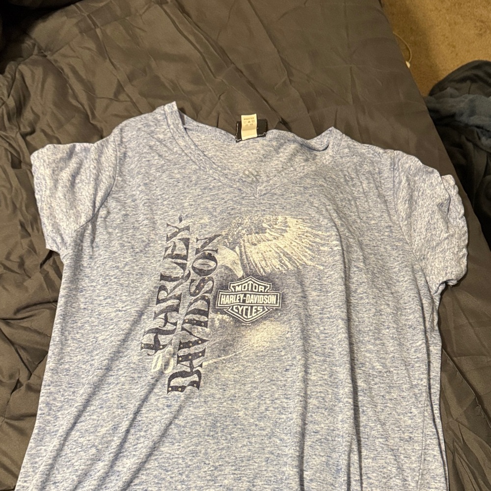 Harley-Davidson Blue Graphic Tee